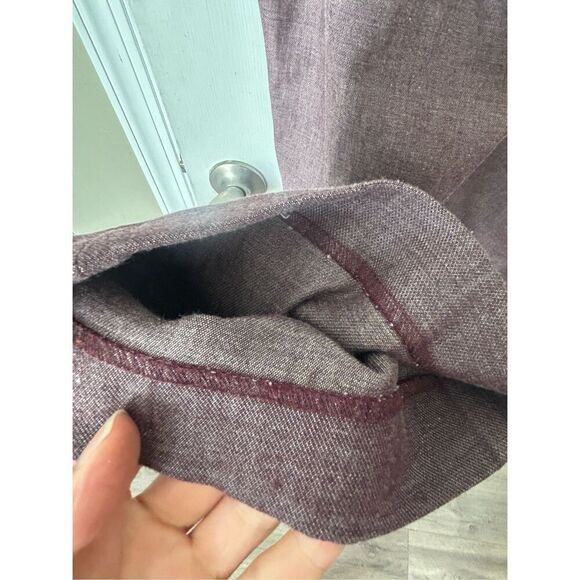 Express red burgundy dress pants work attire size 4R - Picture 5 of 5